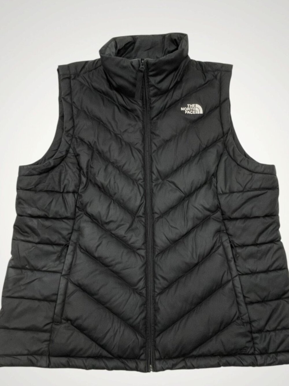 The North Face Women's XL Black 550 Down Puffer Winter Vest Full Zip Ski